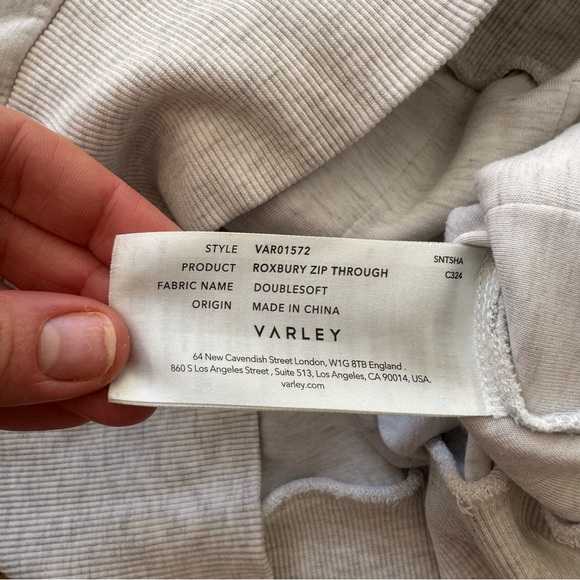 Varley Roxbury zip through jacket - Picture 5 of 6